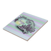 Carreau Little Herb Garden Dragon ~sage (Côté)