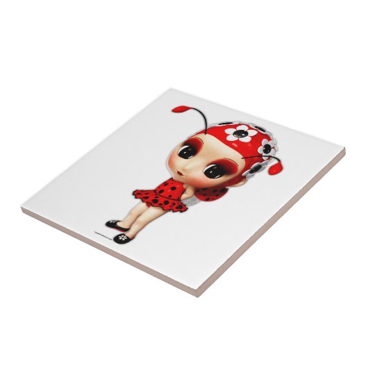 Carreau Little Miss Ladybug (Côté)