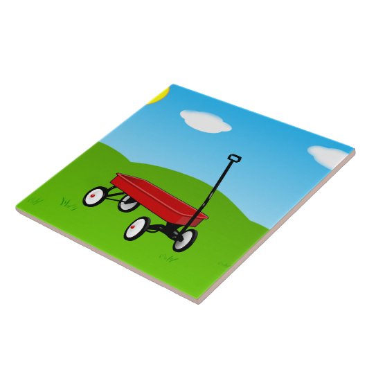 Carreau Little Red Wagon (Côté)