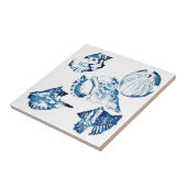 Carreau littoral chic indigo bleu marine (Côté)