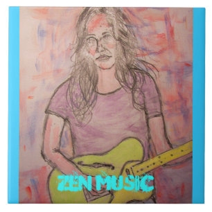 Carreau Live Zen Music Girl Sketch