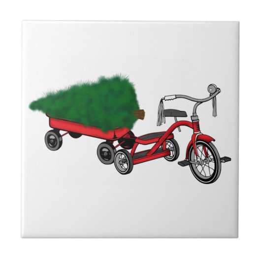 Carreau livraison d'arbres de noël (Devant)