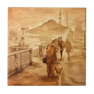 Carreau Livraison De Yaourts À Istanbul Peinture Ar Histor