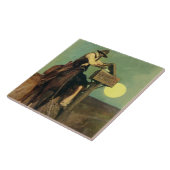 Carreau "Livraison rurale" Western Art par NC Wyeth (Côté)