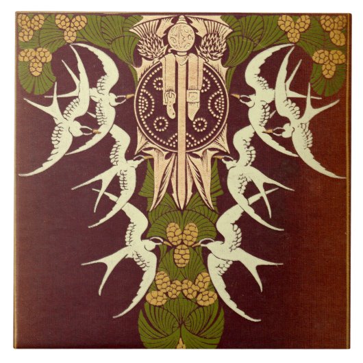 Carreau Livre antique écossais Highlands (Devant)