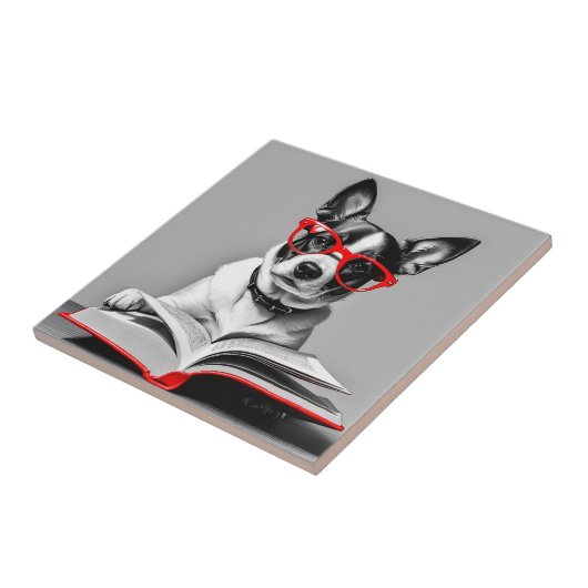 Carreau Livre de lecture de chien (Côté)