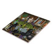 Carreau Livres de sorcier de fantasy Potions de dragon (Côté)