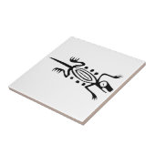 Carreau Lizard, hiéroglyphe mexicain(Maya) (Côté)