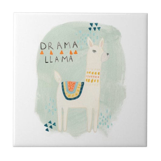 Carreau Llama Squad - Drama Llama (Devant)