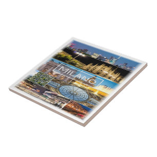 Carreau LMD003 MILAN, Mosaïque, Lombardie, Italie,