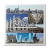 Carreau LMD004 MILAN, Milano, église cathédrale, (Devant)