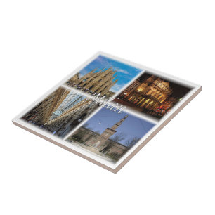 Carreau LMD117 Mosaïque MILAN, Lombardie, Italie,