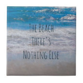 Carreau L'Océan Blanc Bleu De La Plage Vague La Phrase (Devant)