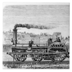 Carreau Locomotive à vapeur