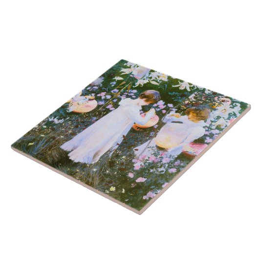 Carreau L'oeillet, lis, lis, s'est levé (Côté)