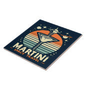 Carreau Logo de décollage de Martini Space Travel (Côté)