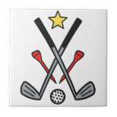 Carreau Logo de golf (Devant)