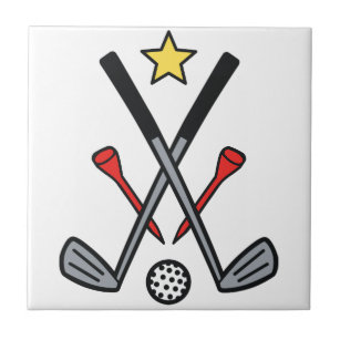 Carreau Logo de golf