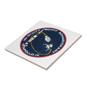 Carreau Logo de patchs de mission Apollo 9 NASA (Côté)