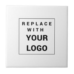 Carreau Logo d'entreprise moderne personnalisé