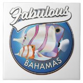 Carreau Logo fabuleux des Bahamas (Devant)