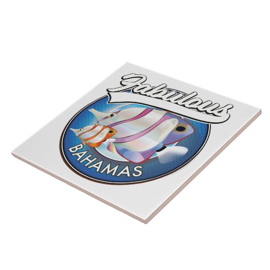 Carreau Logo fabuleux des Bahamas (Côté)