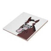 Carreau Logo Fun Laughing Horse Head (Côté)