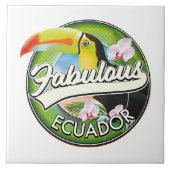 Carreau Logo Magnet Explorer l'Équateur fabuleux (Devant)