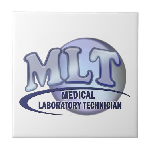 Carreau LOGO MLT FunBlue - TECHNICIEN DE LABORATOIRE MÉDIC (Devant)