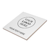 Carreau Logo promotionnel personnalisé - Pas de commande m (Côté)