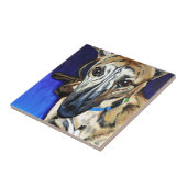 Carreau Loki - chien de Lurcher (Côté)