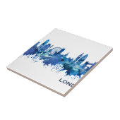 Carreau Londres Angleterre Skyline Blue (Côté)