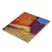 Carreau "Lonesome Journey" Art occidental de Maynard Dixon (Côté)