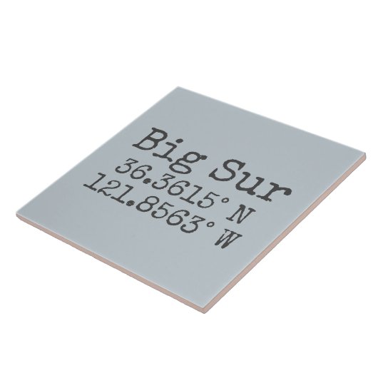 Carreau Longitude Big Sur Latitude (Côté)