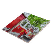 Carreau Longue ligne de camions de pompiers (Côté)