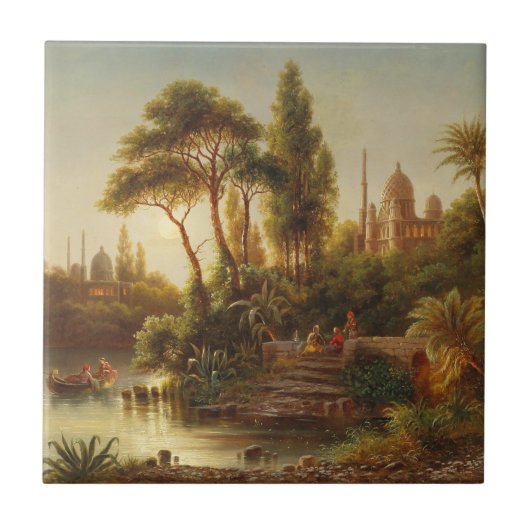 Carreau L'Orient sous la lumière du soir - Albert Rieger (Devant)