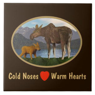 Carreau L'orignal dans le pré