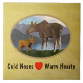 Carreau L'orignal dans le pré (Devant)