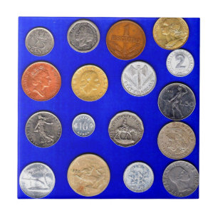 Carreau lotsa vieilles pièces étrangères