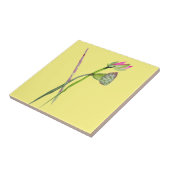 Carreau Lotus rose Fleur Zen Art bouddhiste (Côté)