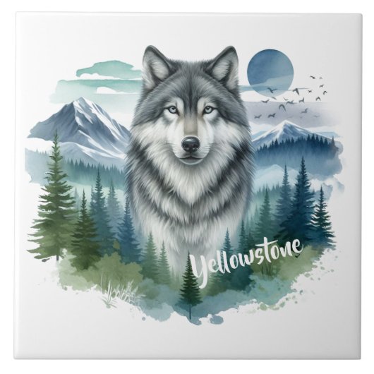 Carreau Loup de Yellowstone (Devant)