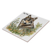 Carreau Loup gris (Côté)