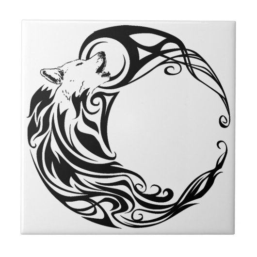 Carreau Loup tribal (Devant)