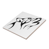 Carreau Loup tribal (Côté)