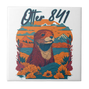 Carreau Loutre de surf 841 Loutre Mon Chemin Loutre de mer