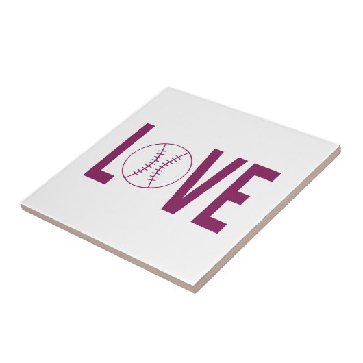 Carreau Love Baseball Tile (Côté)