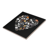 Carreau Love Bunnies Funny Coeur lapin (Côté)