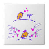 Carreau LOVE ECHO - Comic Birds Tweetlercools 3 (Devant)