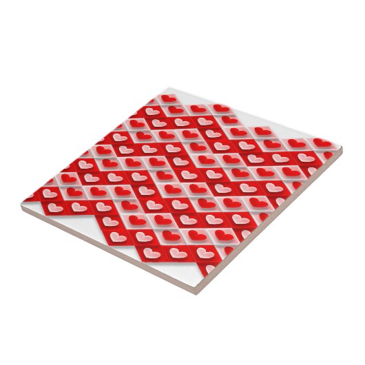 Carreau Love Heart Motif (Côté)