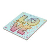 Carreau Love Letters  (Côté)